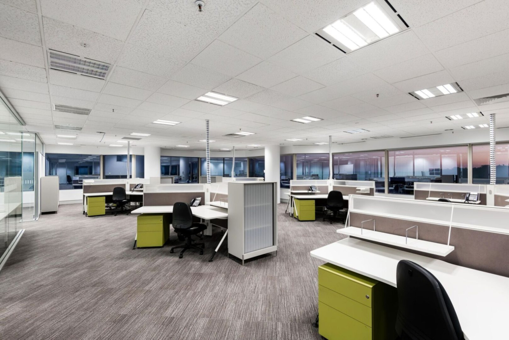 Open floor-plan office fit out