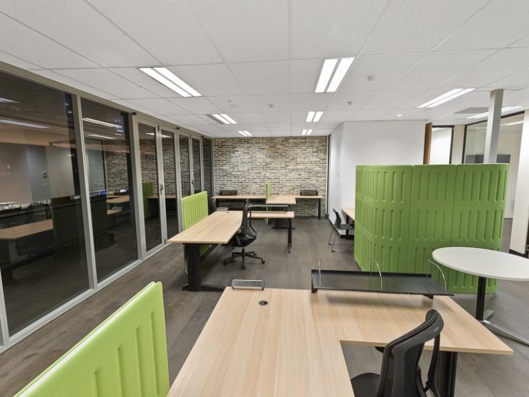 open plan office fitout