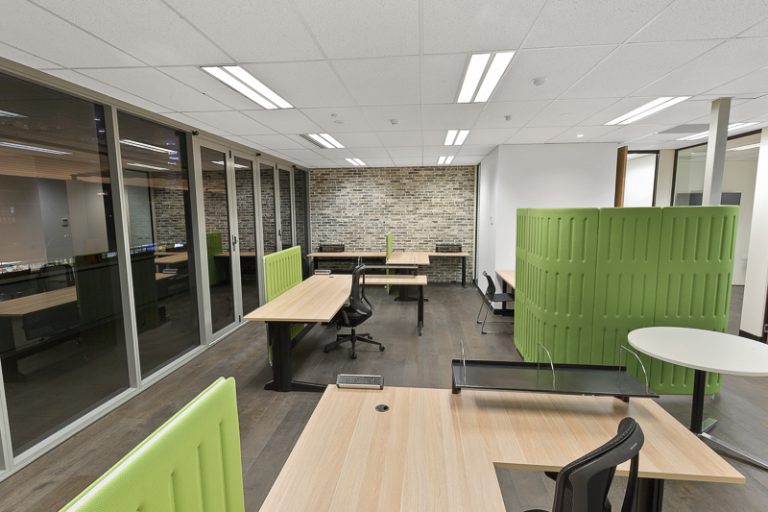 open plan office fitout